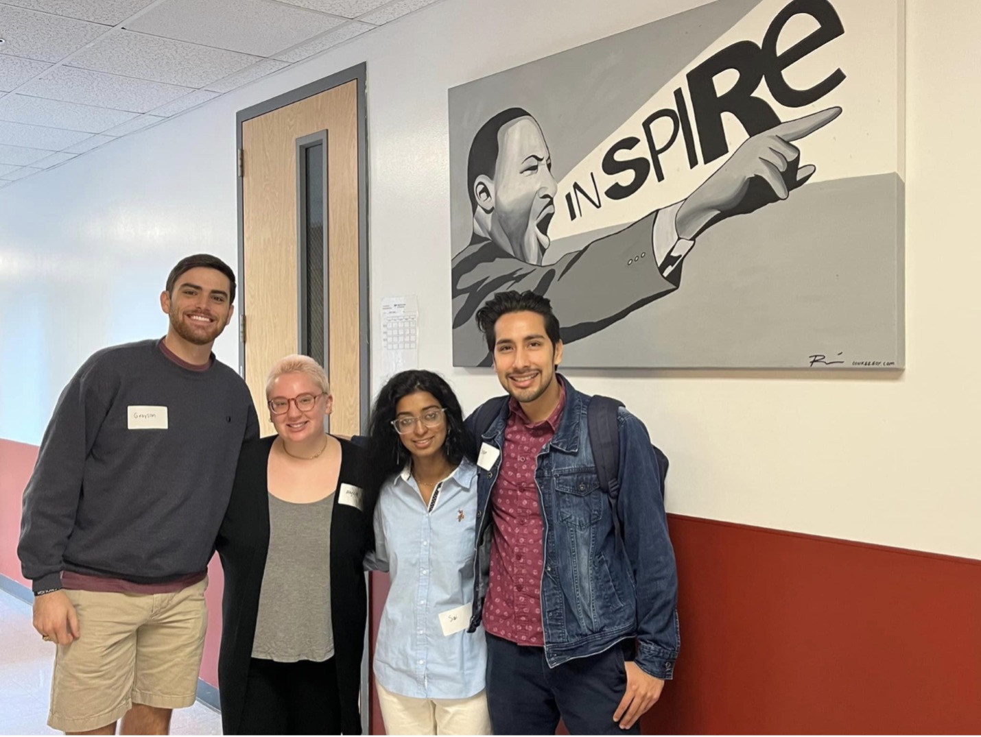 Immigration Clinic students, Grayson Carnahan, Sai Gudapati, and Alyssa Craze-Awbrey, under the supervision of Immigration Clinic Director, Teresa Messer, volunteered at the BakerRipley Citizenship Forum where they assisted Lawful Permanent Residents with their Naturalization applications.  