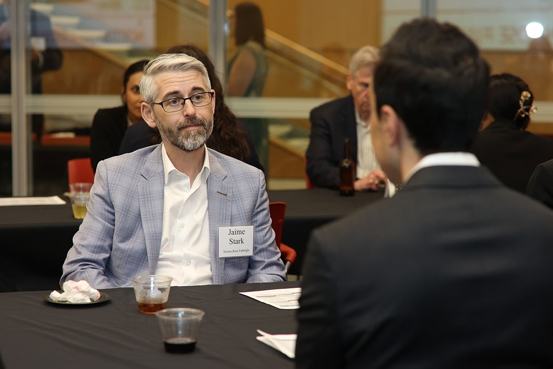 IPSO Speed Mentoring event photo at the University of Houston Law Center