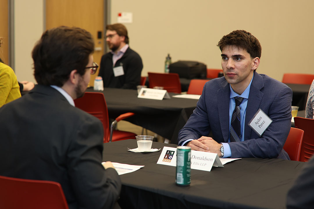 Ayden Perez with mentor, Connor Donaldson (Kirkland & Ellis LLP)