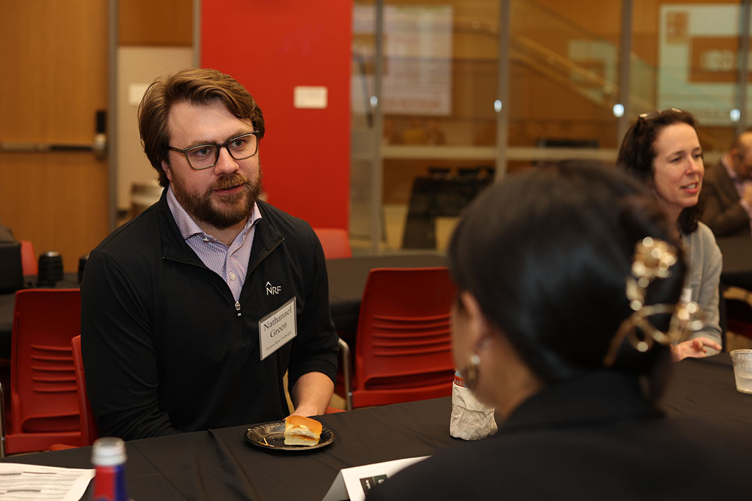 IPSO Speed Mentoring event photo at the University of Houston Law Center