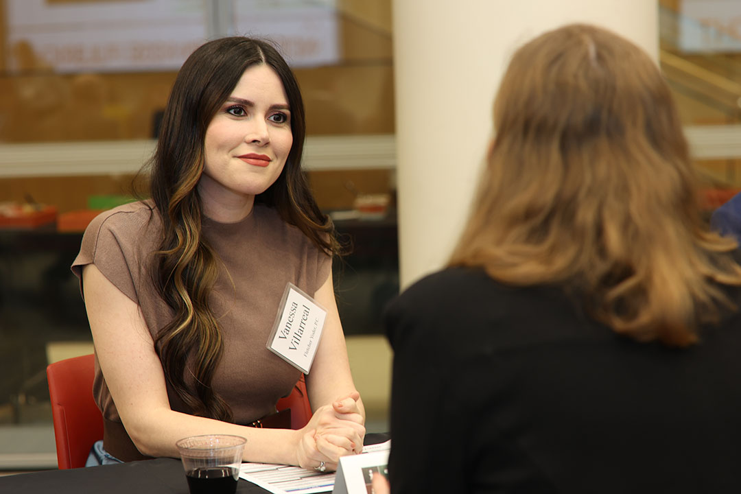 IPSO Speed Mentoring event photo at the University of Houston Law Center