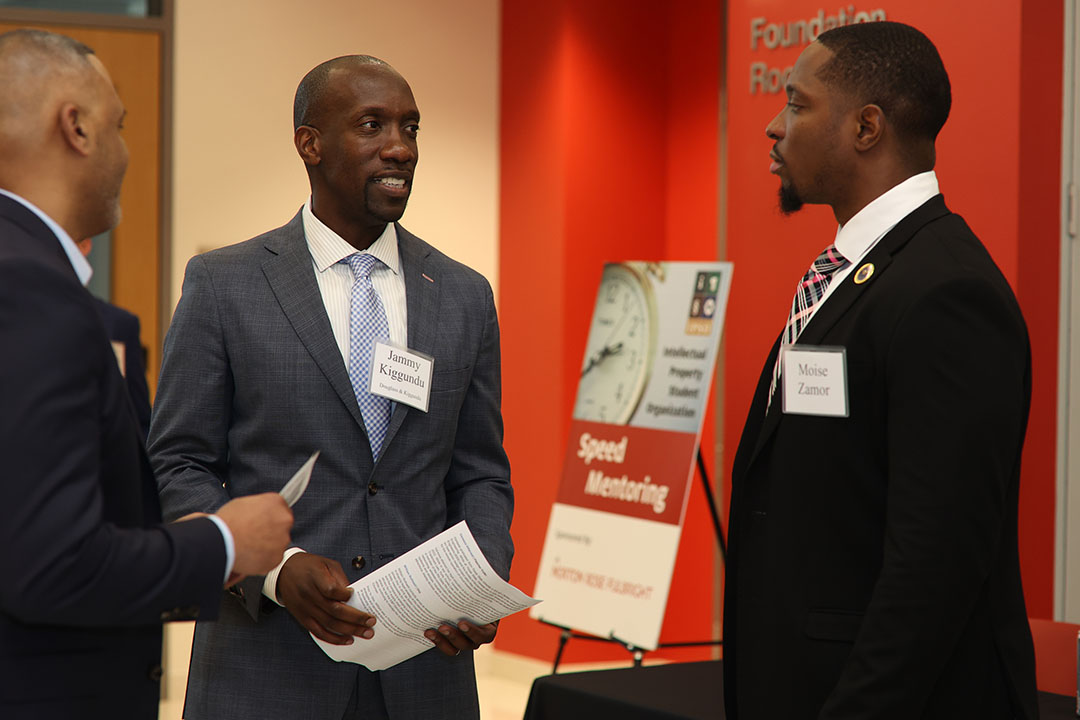 Mentor, Jammy Kiggundu (Douglass & Kiggundu) with Moise Zamor