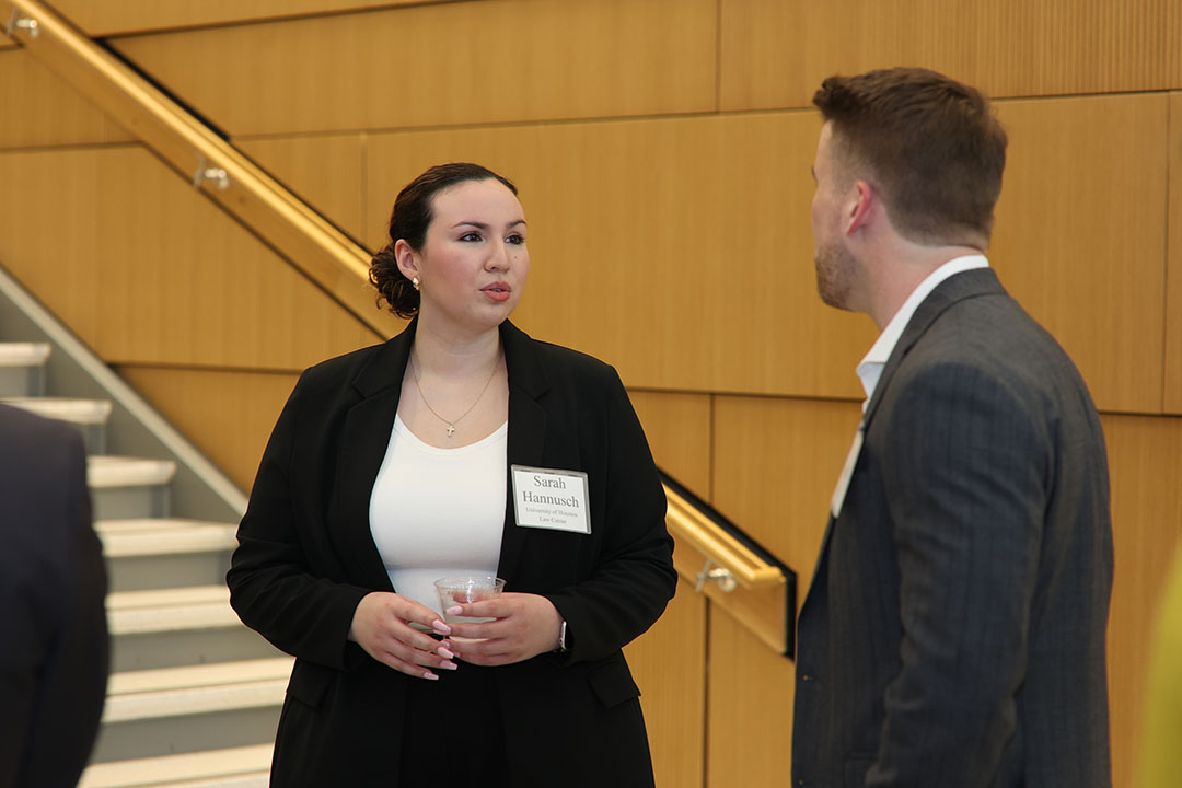 Sarah Hannusch (IPSO student) with mentor, Matt Henwood (Fletcher Yoder, P.C.)