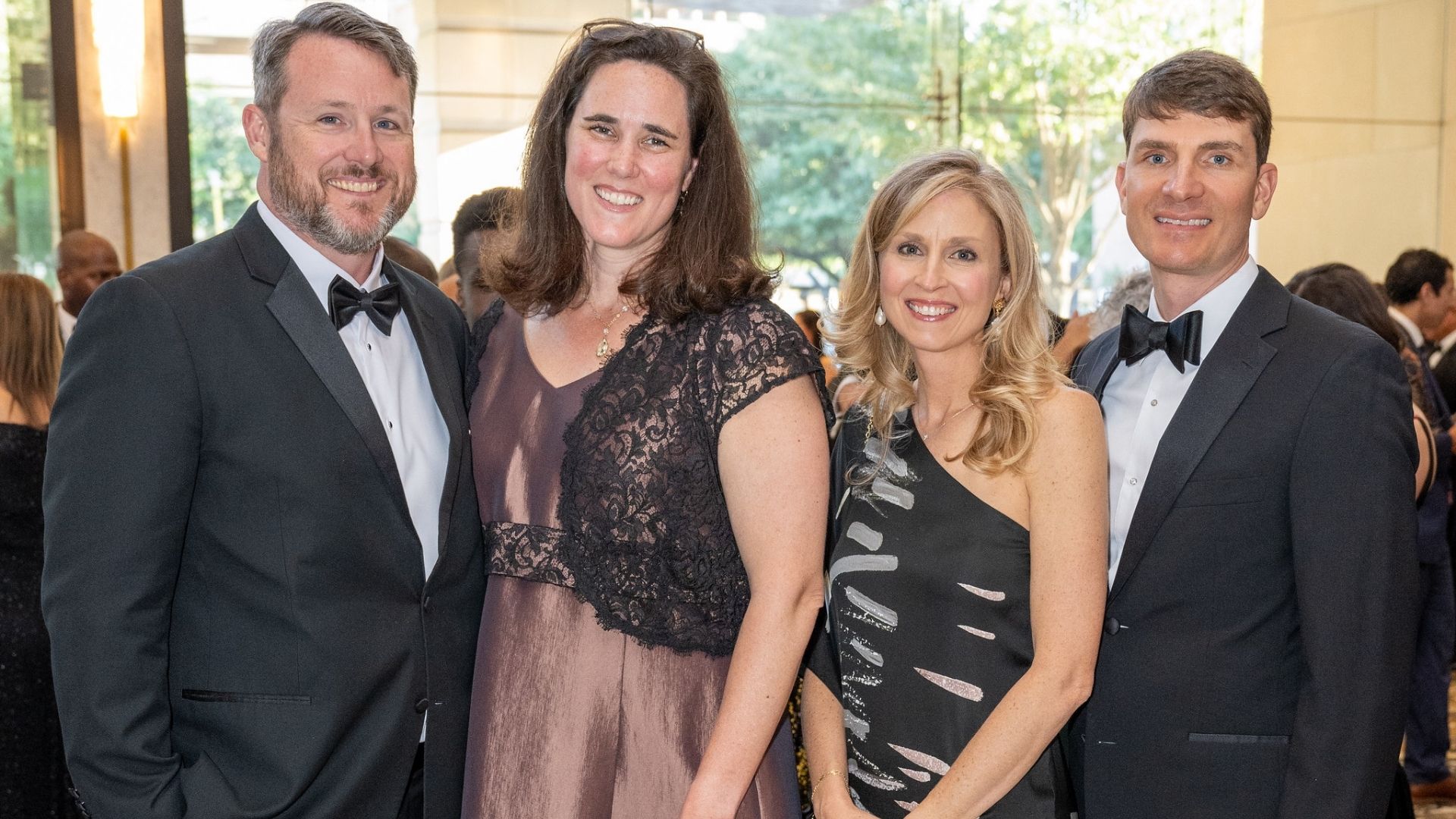 Bryan Stewart, Christine McMillan, Mary O’Black and Weston O’Black at the 2026 UH Law Gala.