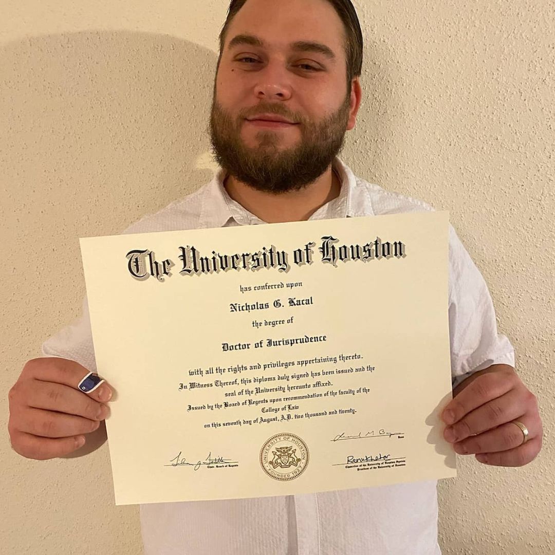 Nicholas Kacal (J.D. ’20)